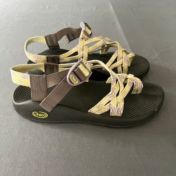 Chaco Women's ZCloud X2 Sport Sandals Braided - Size 9 - Yellow Multicolor - Picture 3 of 9
